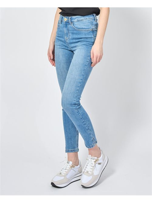 Jeans donna Yes Zee in cotone modello leggings YES ZEE | P377-X918J712